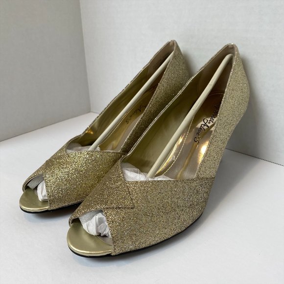 Easy Street - Alive @5 - Ravish Pump - Gold Glitter - Size 9 W - New in Box - Picture 9 of 11
